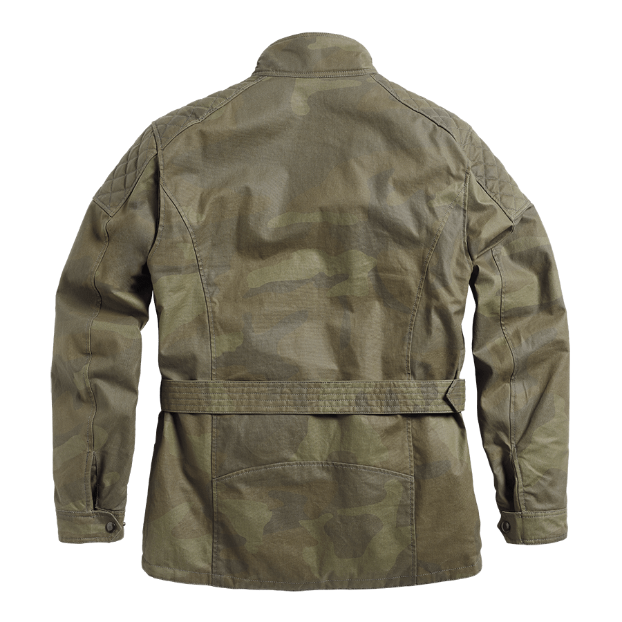 Garstang Waxed Camo Khaki Jacket Triumph Heritage